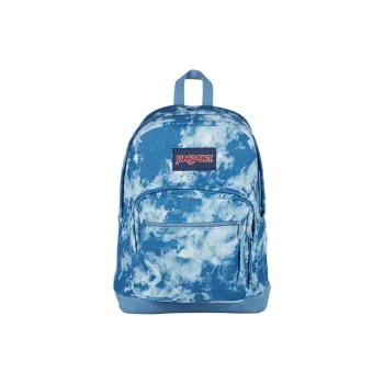 JanSport Suede Backpack Unisex Aqua Blue