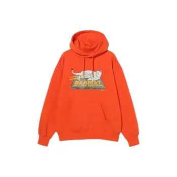 Beams Sweatshirts Men Orange