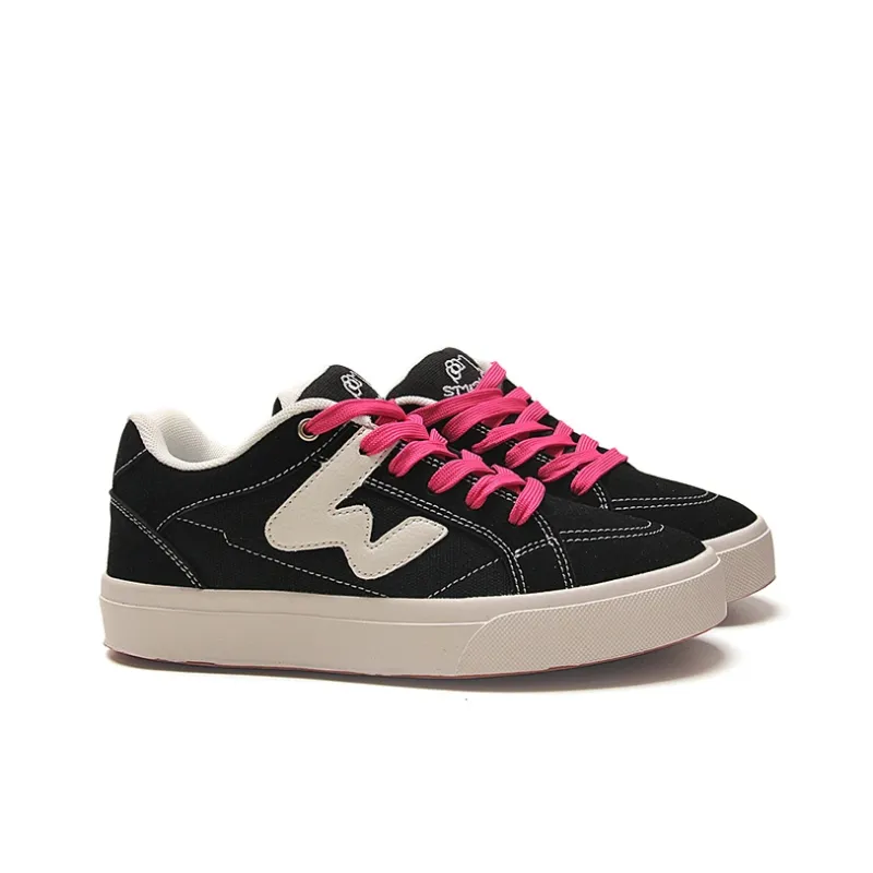 STUR YSN Wear resistant And Lightweight Skateboard Shoes Women's Black-3