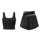 [Bra Clothing Sets]Starburst Black+Starburst Black
