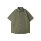 [Ice Silk Shirt]Army Green (Blank)