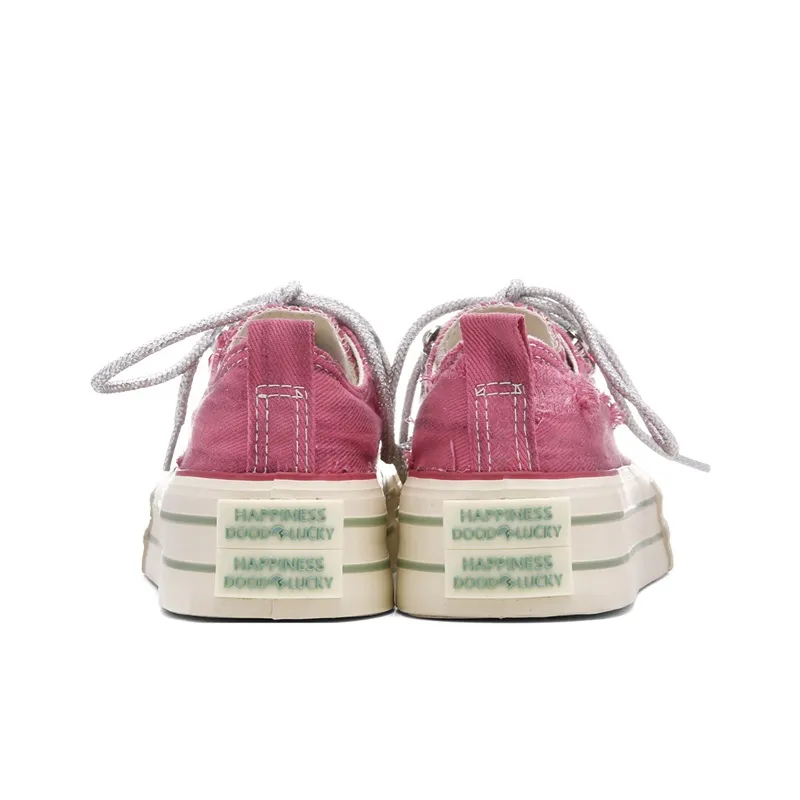 Ordifen Low Top Canvas Shoes Women's Dragon Fruit-3