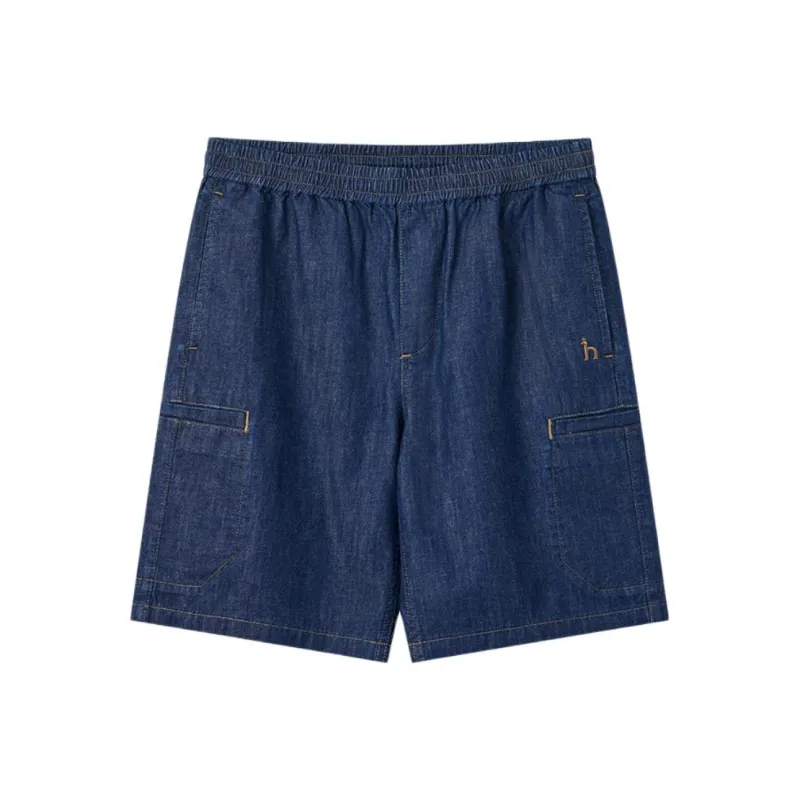 HAZZYS Casual Shorts Men Dark Blue-0