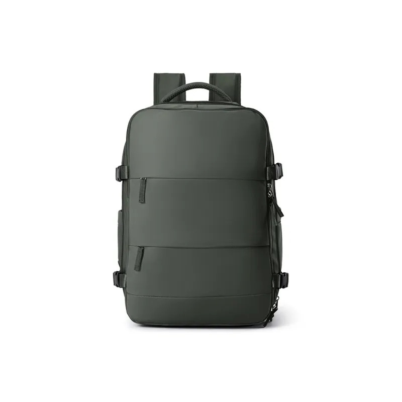 VIHUS Oxford Backpack Unisex White/Green-4