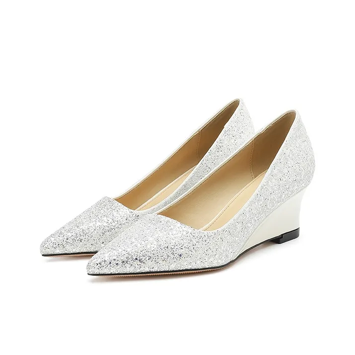 Lan Miao Wedge Heel High Heels Women's-8
