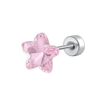 Lady Go Titanium Steel Stud Earrings Women's