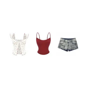 Udon House Two Piece Skirt Sets Women's