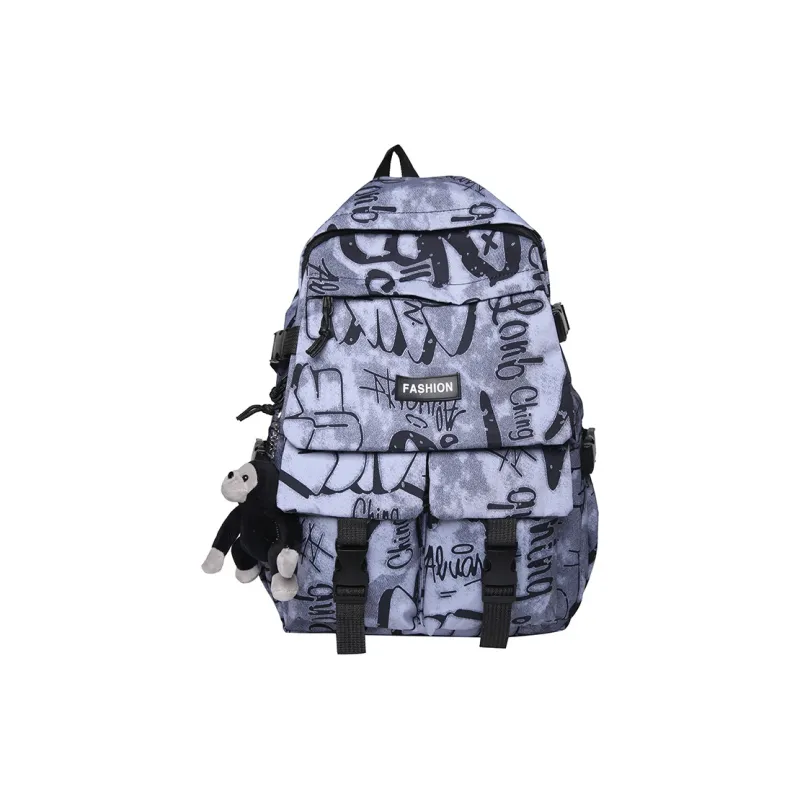 WICKBUEN Nylon Backpack Unisex Multicolor-12