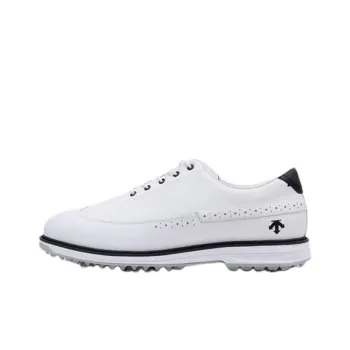 DESCENTE PRO CLASSIC LACE Low Top Golf Shoes Men's White