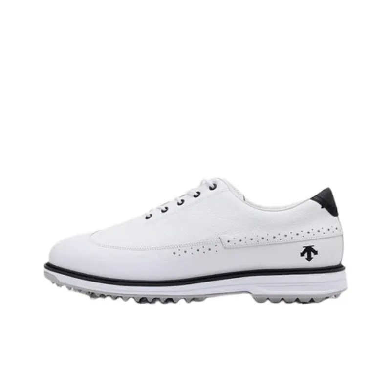 DESCENTE PRO CLASSIC LACE Low Top Golf Shoes Men's White-0