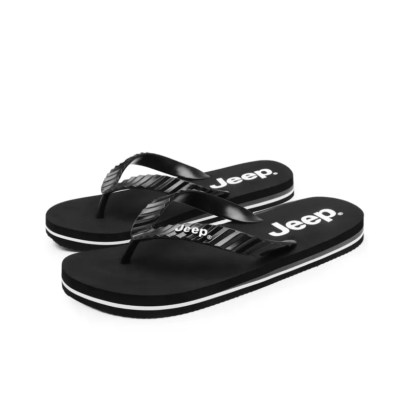 Jeep Odor Resistant Abrasion Resistant Slip Resistant Quick Dry Flip Flops Unisex-2