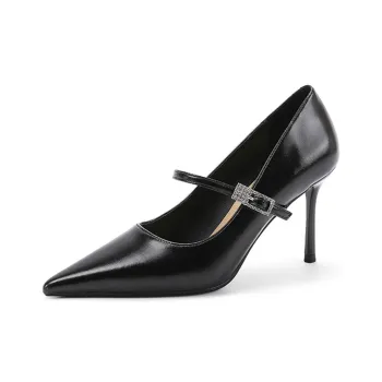 GOSO Slim Heel High Heels 8CM Women's Black