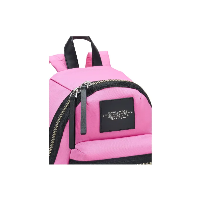 MARC JACOBS Nylon Backpack Medium Size Women's Bowknot Pink-3