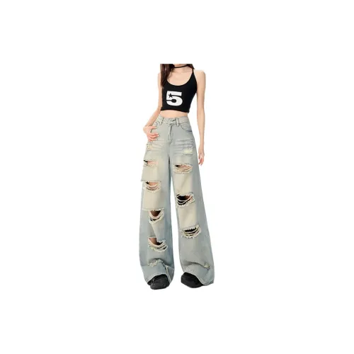 Olivia Share777 Jeans Women's Vintage Blue