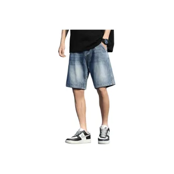 Jeep Denim Shorts Unisex Light Blue