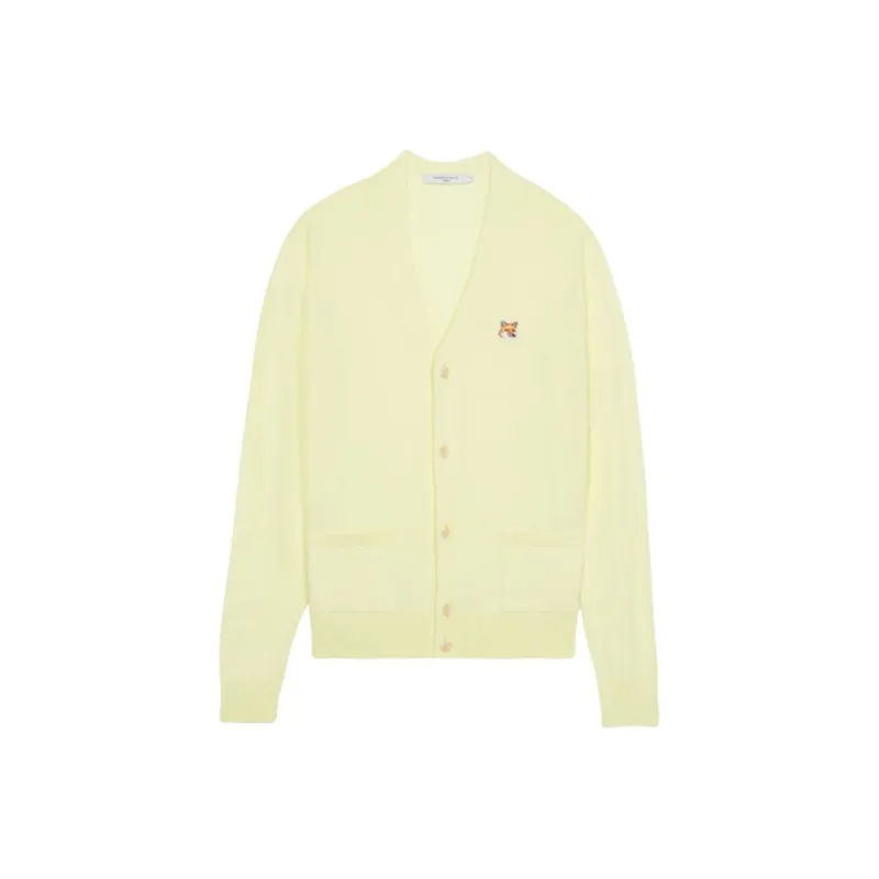 Maison Kitsune Knitwear Men's Light Yellow-0