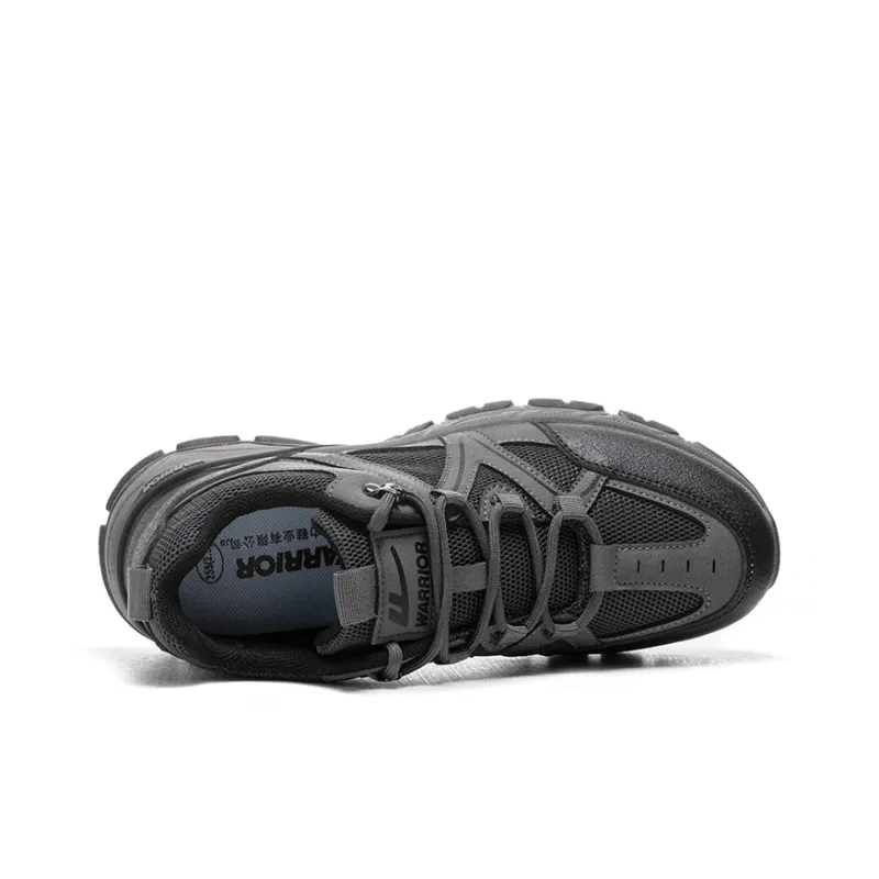 Warrior Slip Resistant, Abrasion Resistant, Lightweight Low Top Hiking Shoes Men's Gray-2
