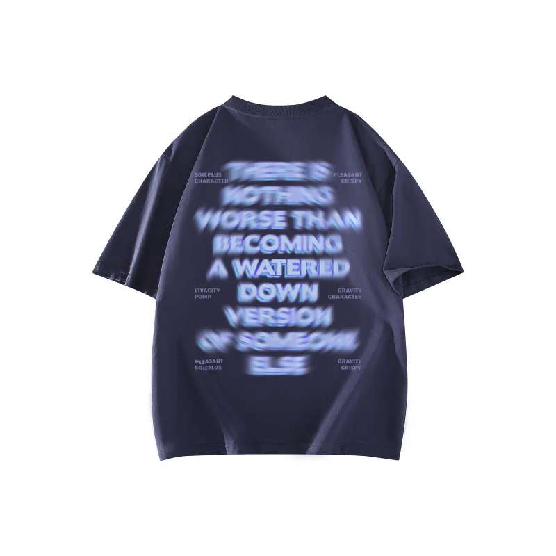 SOIE T Shirts Unisex Navy Blue-0