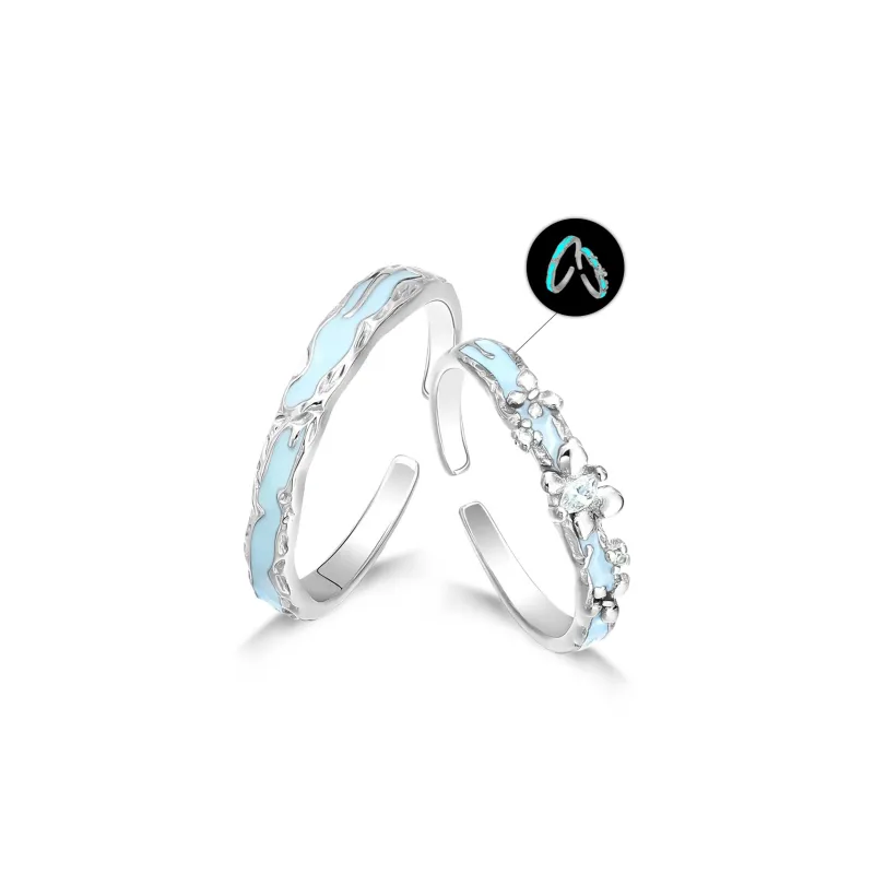 NUSQ S925 Silver With Zircon Rings Unisex-0