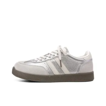 Ordifen Low Top Skateboard Shoes Women's Silver