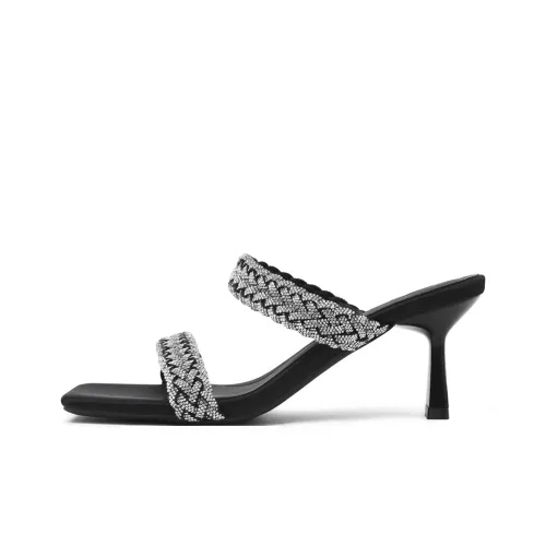 CAMEIDO Slip Resistant Slide Slippers Women's Black