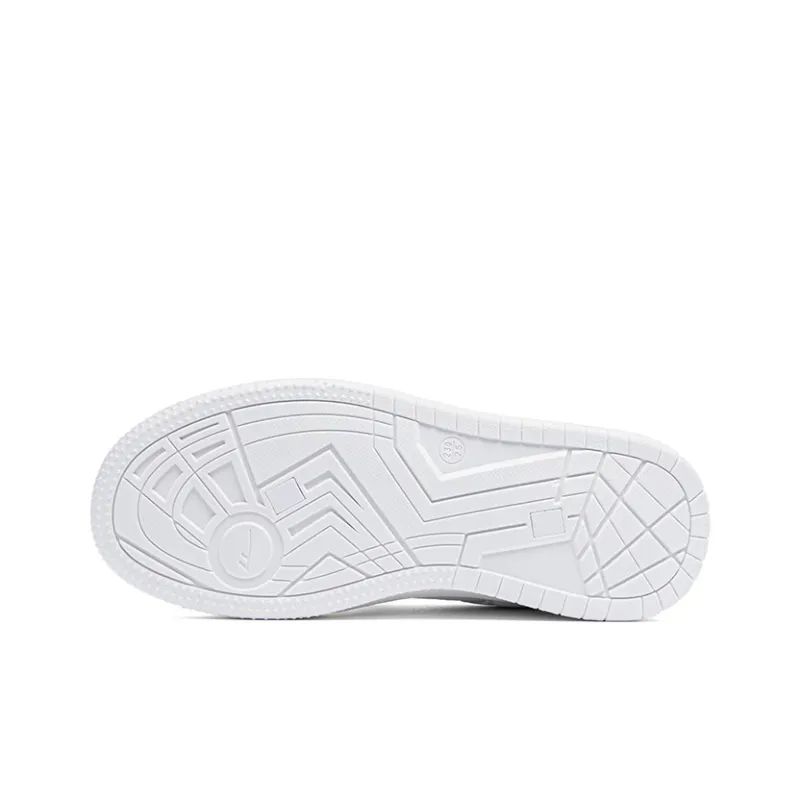 Warrior Anti Slip Wear Resistant Low Top Skateboard Shoes Women's White Blue Yellow-5
