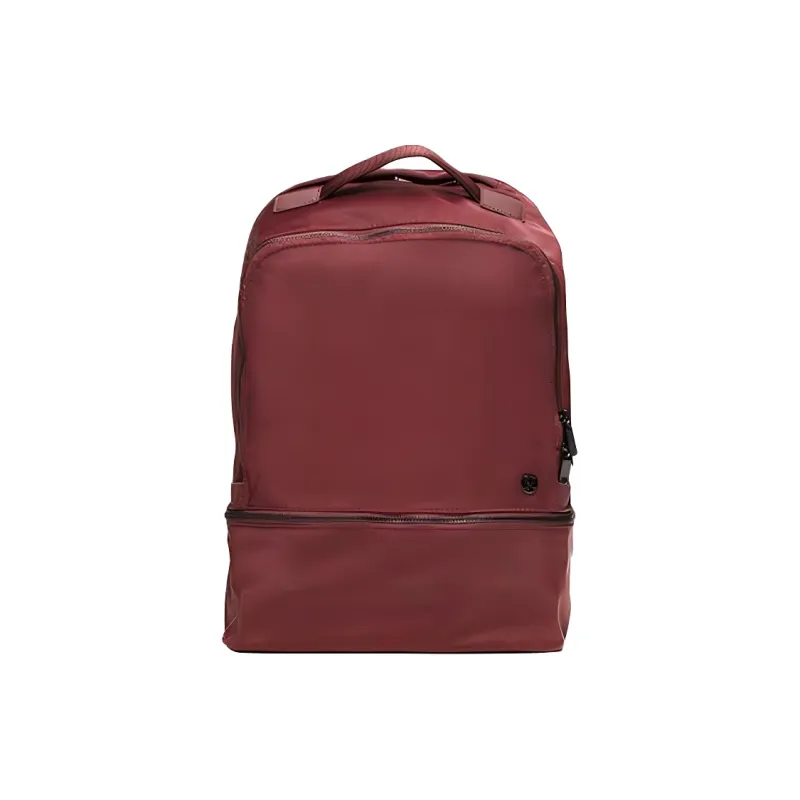 Lululemon Polyurethane Backpack Women's Red-0