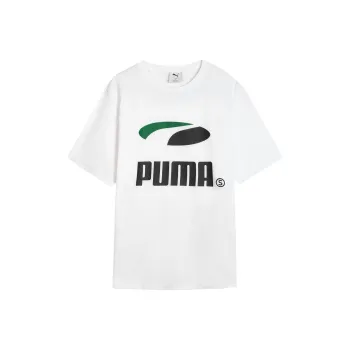 PUMA T Shirts Unisex White