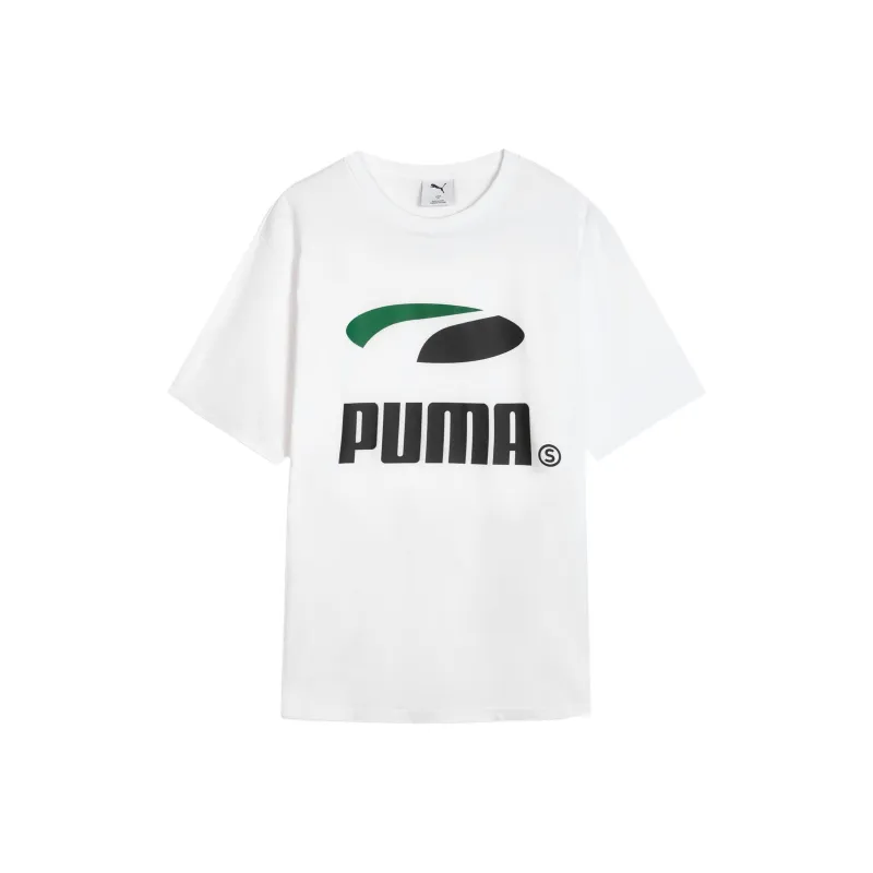 PUMA T Shirts Unisex White-0