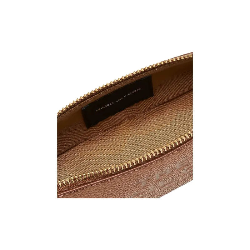 MARC JACOBS Leather Travel Storage Bag Unisex Nut Brown-2