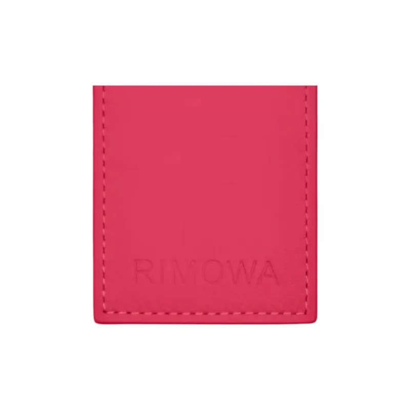RIMOWA Leather Luggage Tag Unisex Pink-3