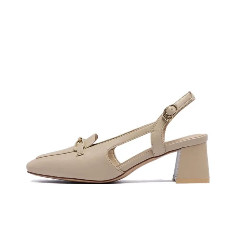15 MINS High Heels Women's Beige/Apricot-6