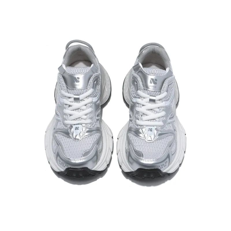 BDED Cushioning, Breathable, Height Increasing Low Top Chunky Sneakers Women's Box Included-2