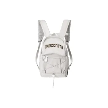 QRST Polyester Backpack Unisex Gray/Pink