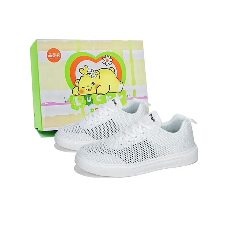 Budding Bear Casual Shoes Men Low Top Black/White-0