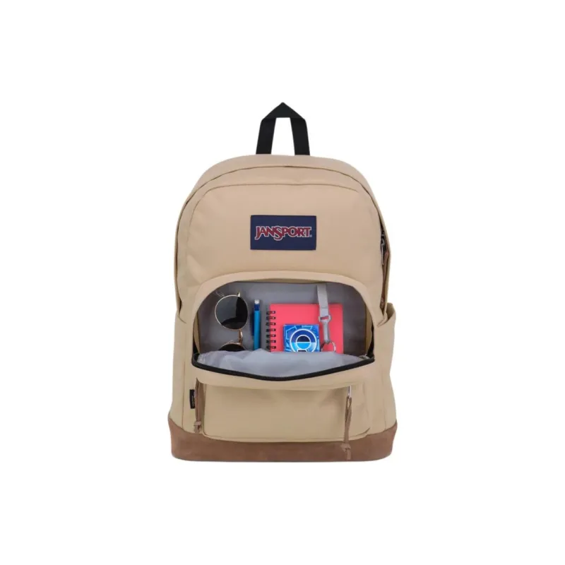 JanSport Suede Backpack Unisex Earth Yellow-6
