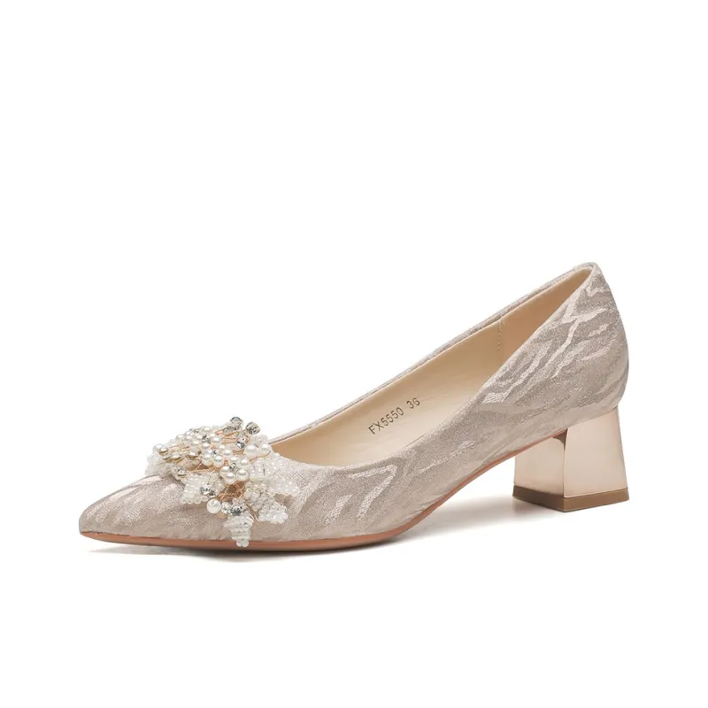 GOSO Chunky Heel High Heels Women's-0