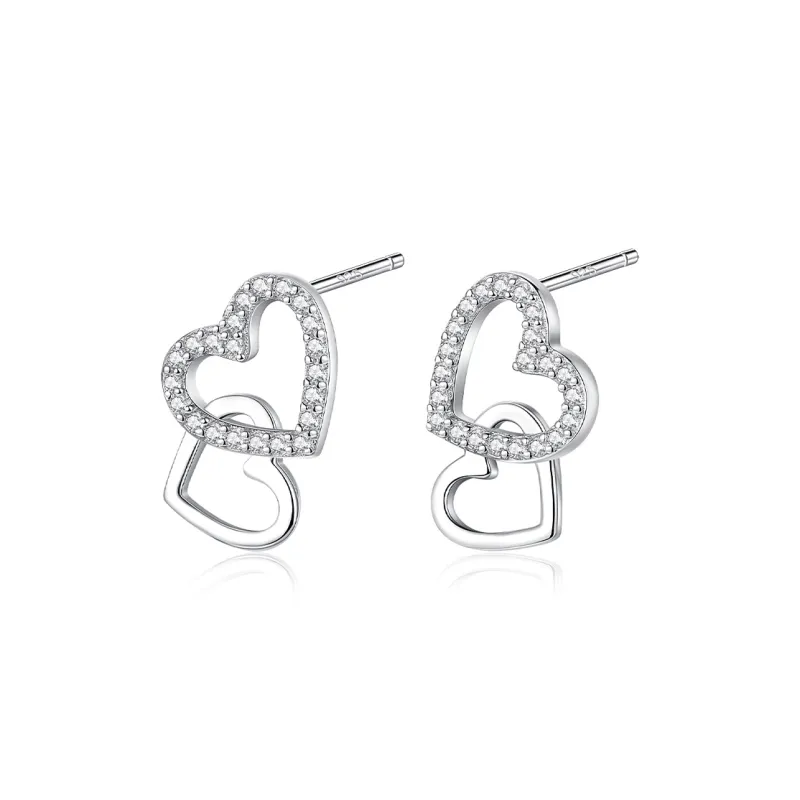 AIDIER 925 Sterling Silver Stud Earrings Women's-0