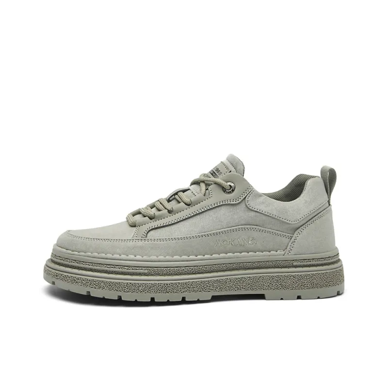 AOKANG Fashion Classics Series Anti Slip And Wear Resistant Height Increasing Low Top Skateboard Shoes Men's-0