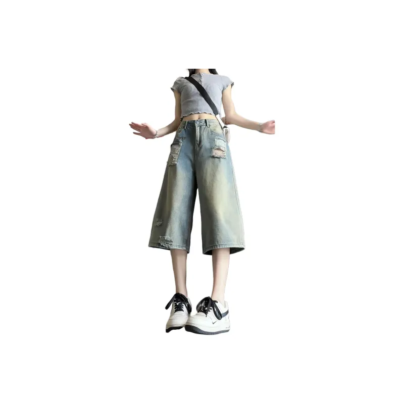 NXPTP Denim Shorts Unisex Vintage-0