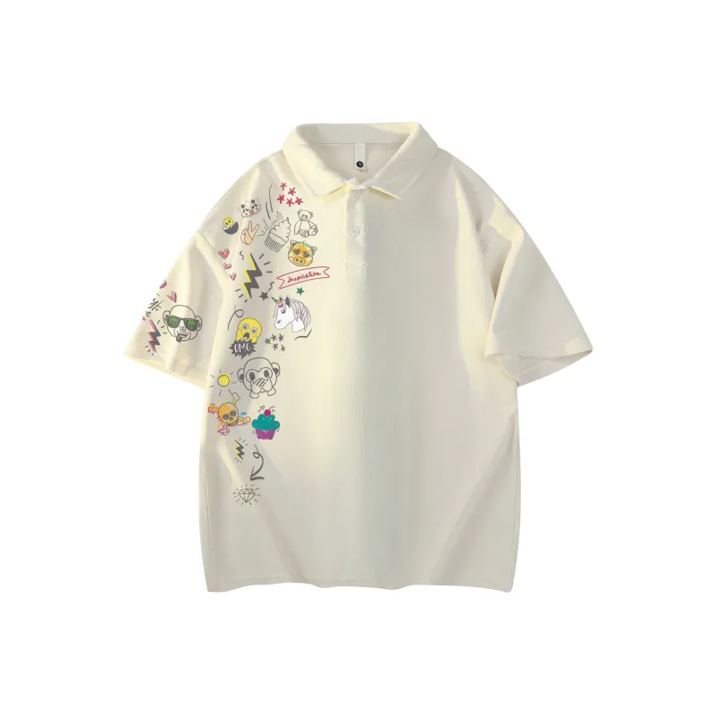 Emoji Polo Shirts Unisex-15