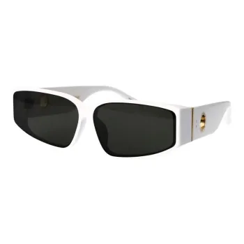 Linda Farrow Acetate Square Sunglasses Women's White