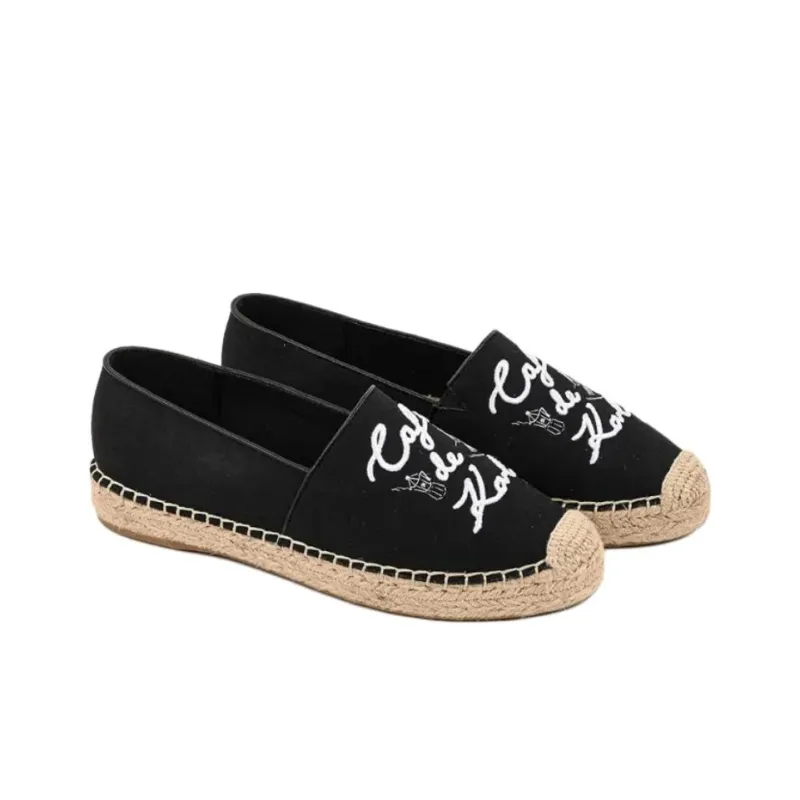 KARL LAGERFELD Kamini Duo Espadrilles Women's Black-2