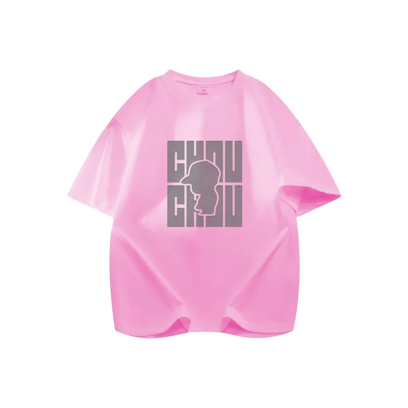 CHOUCHOUS Drop Shoulder Sleeve T Shirt Women's-12