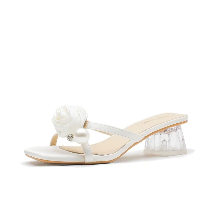TATAYA Rubber Sole Abrasion Resistant Slide Slippers Women's-8