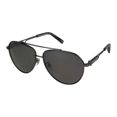 CHOPARD Metal Oval Gg0024s Sunglasses Men's Black