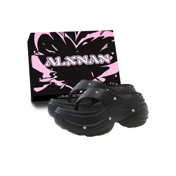 Alxnan Rubber Sole Quiet Odor Resistant Flip Flops Women's