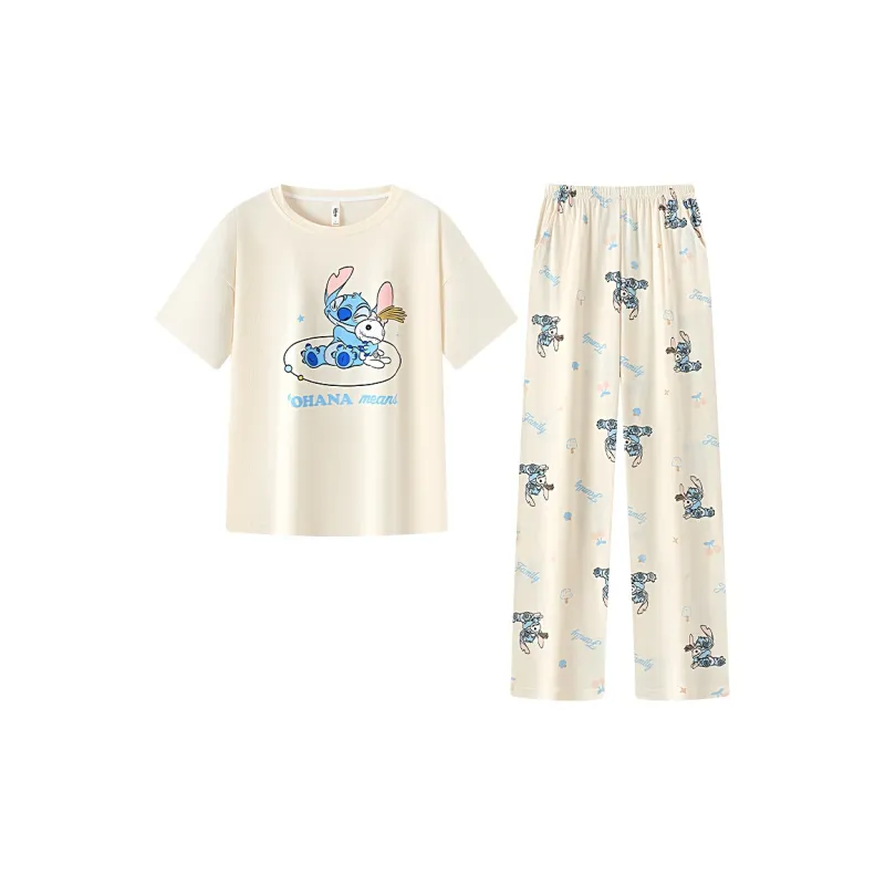 Gongdie x Disney Pajama Set Women's Apricot-0