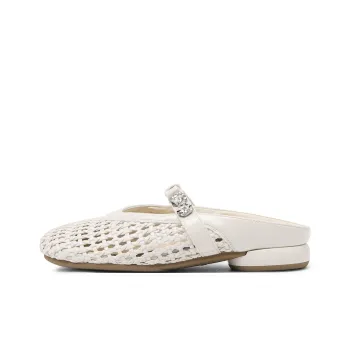 CAMEIDO Rubber Sole Slip Resistant Closed Toe Slippers Women's