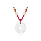 Chinese Auspicious Animal Peaceful Buckle Necklace with Red String
